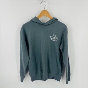 Desert Bloom Yeehaw Graphic Hoodie 100% Recycled Cotton Sweatshirt Size XS